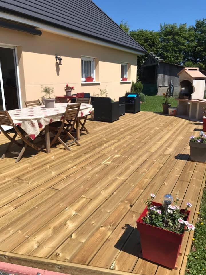 Terrasse en bois MCX Lanquetot